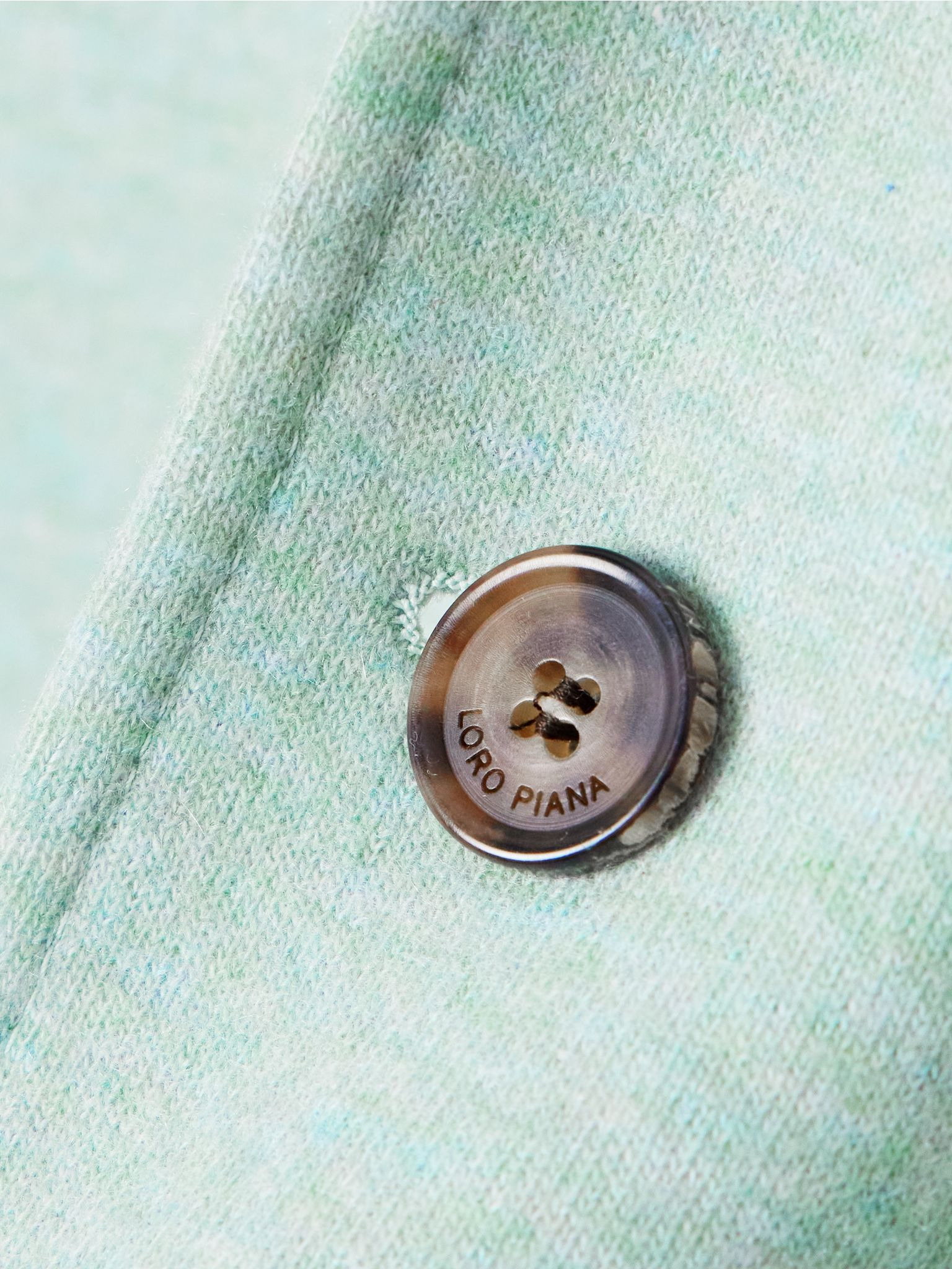 Mini Spagna cashmere-blend jacket Mint - 4