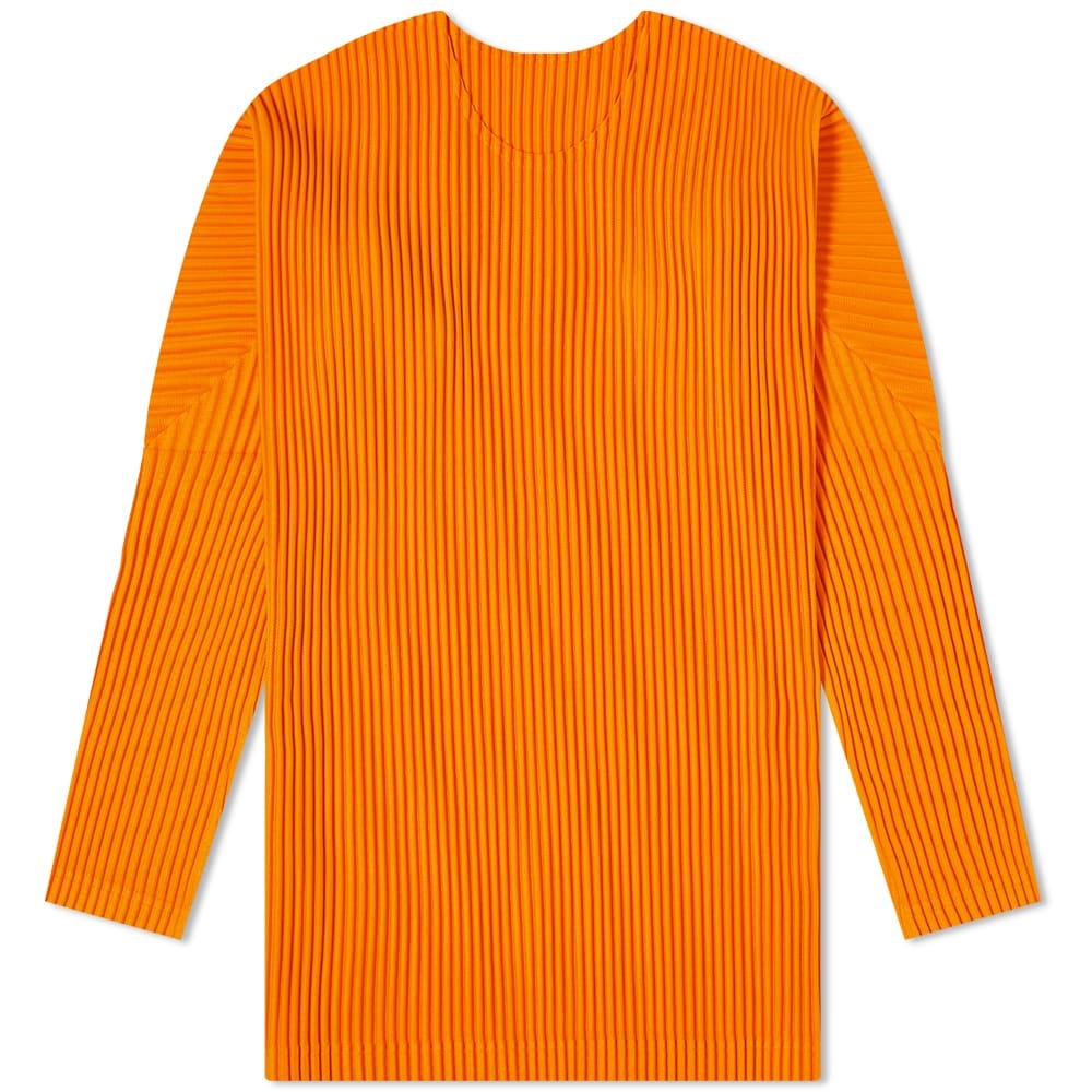 Homme Plissé Issey Miyake Long Sleeve Pleated Tee - 1