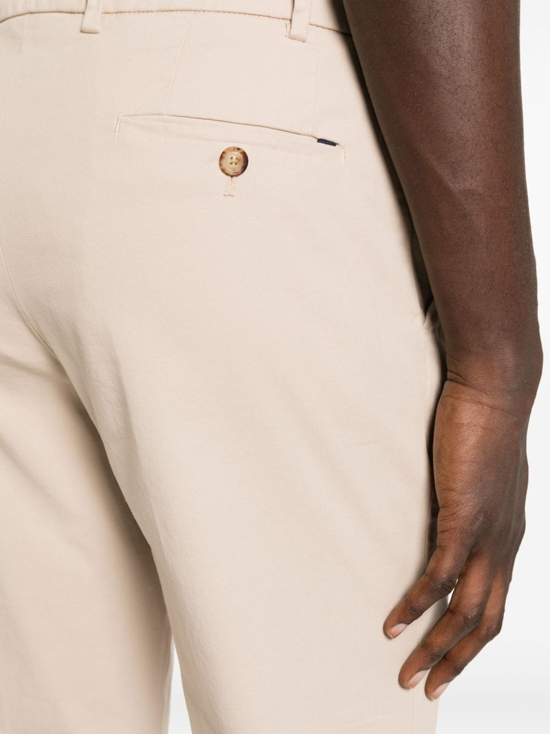 slim-fit cotton blend chinos 5