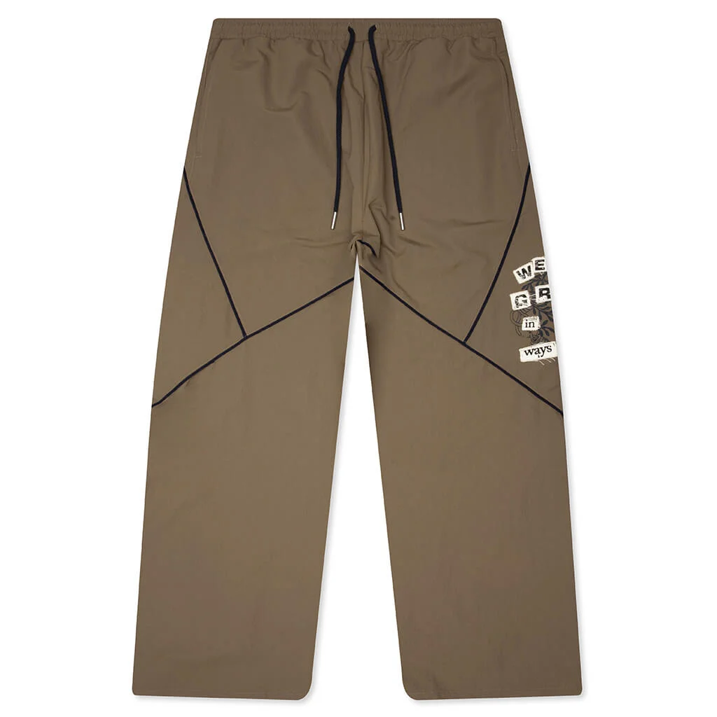 GROWTH TRACK PANT - PEBBLE - 1
