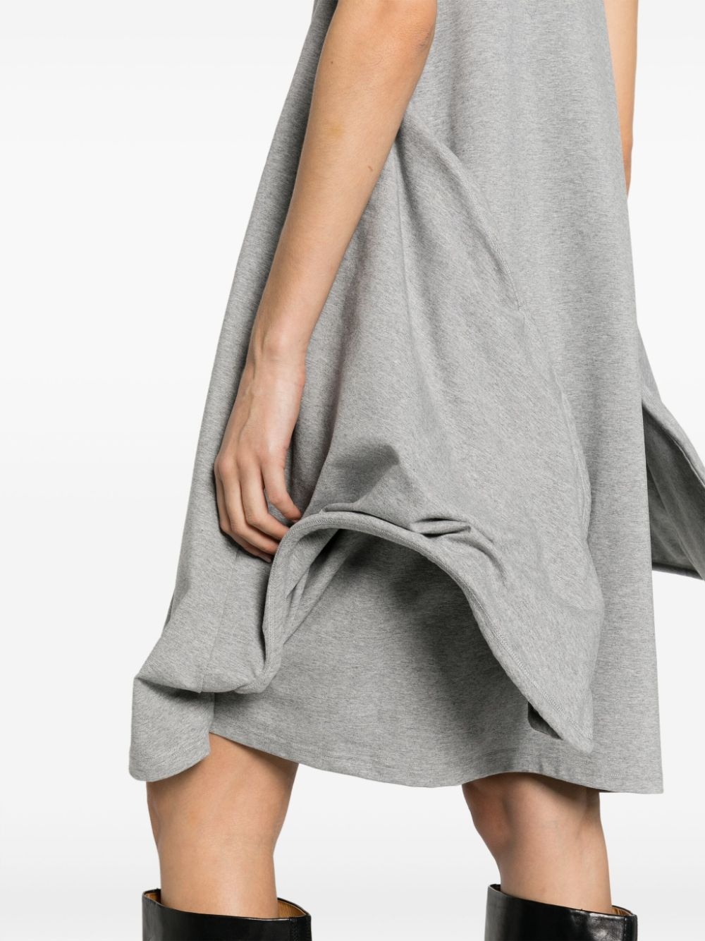 Wire twisted cotton-blend minidress - 5
