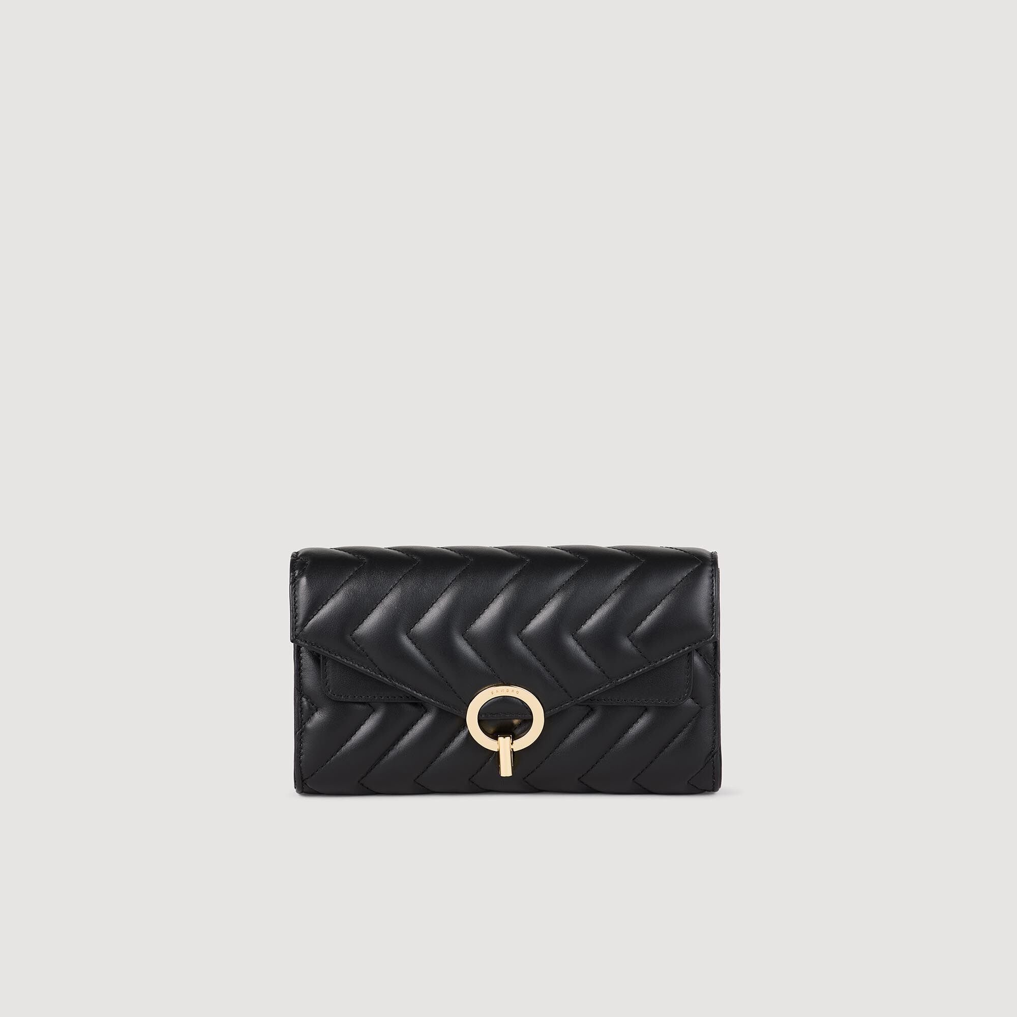 LEATHER CROSSBODY CLUTCH BAG - 2