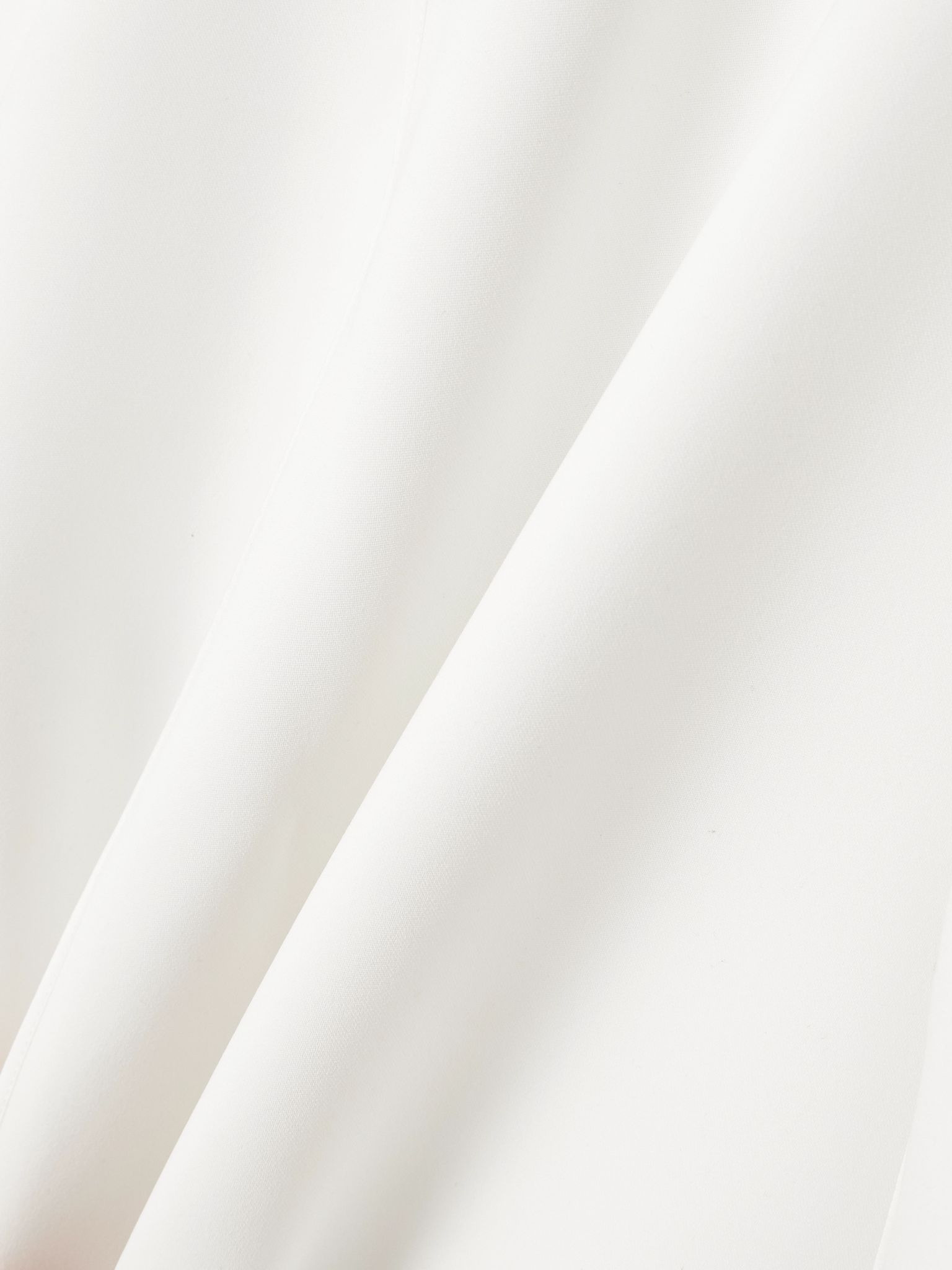 Diadem off-the-shoulder asymmetric draped crepe dress White - 4