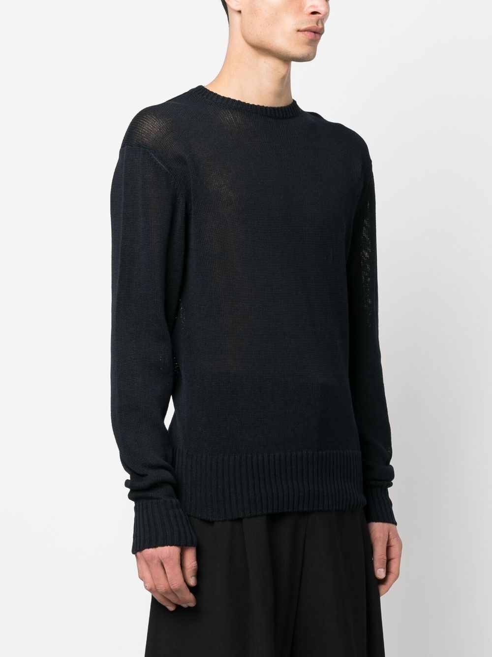 long-sleeve cotton jumper - 3
