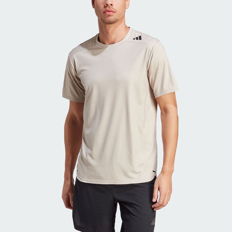 adidas D4T Strength Workout T-Shirt 'Wonder Beige' HY0774 - 2