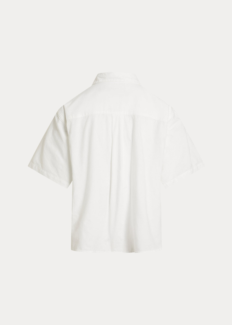 Cotton Oxford Short-Sleeve Shirt 6