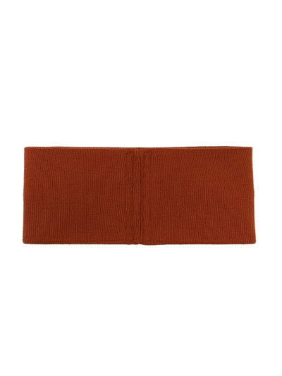 Rick Owens DRKSHDW embroidered neck warmer outlook