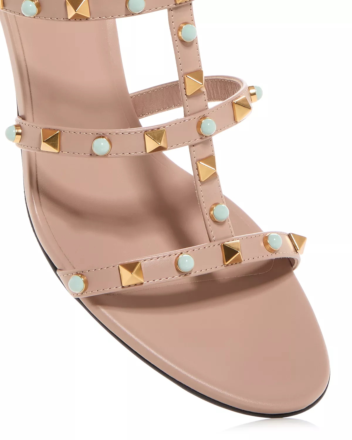 Women's Valentino Rockstud Embellished Sandals - 4