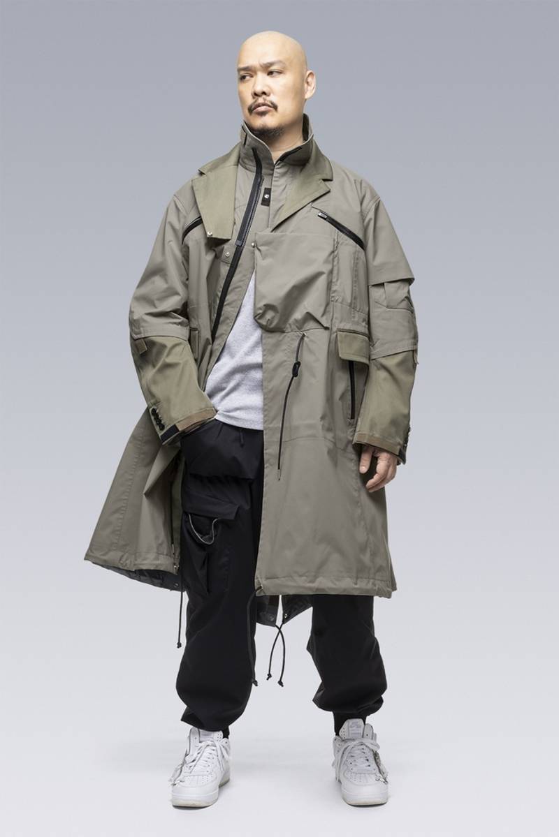 あ*は様 sacai/ACRONYM Trench Alpha Green M ACRONYM SAC-J2760 sacai / ACRONYM Trench Coat Alpha Green | REVERSIBLE