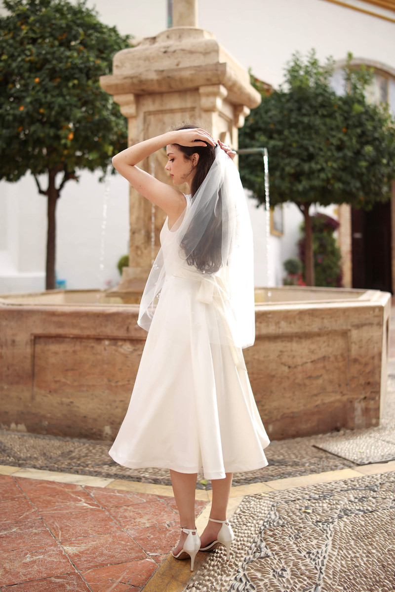 Violetta A line Midi Dress 11