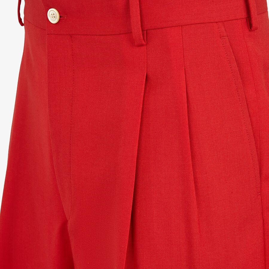 Red wool pants - 3