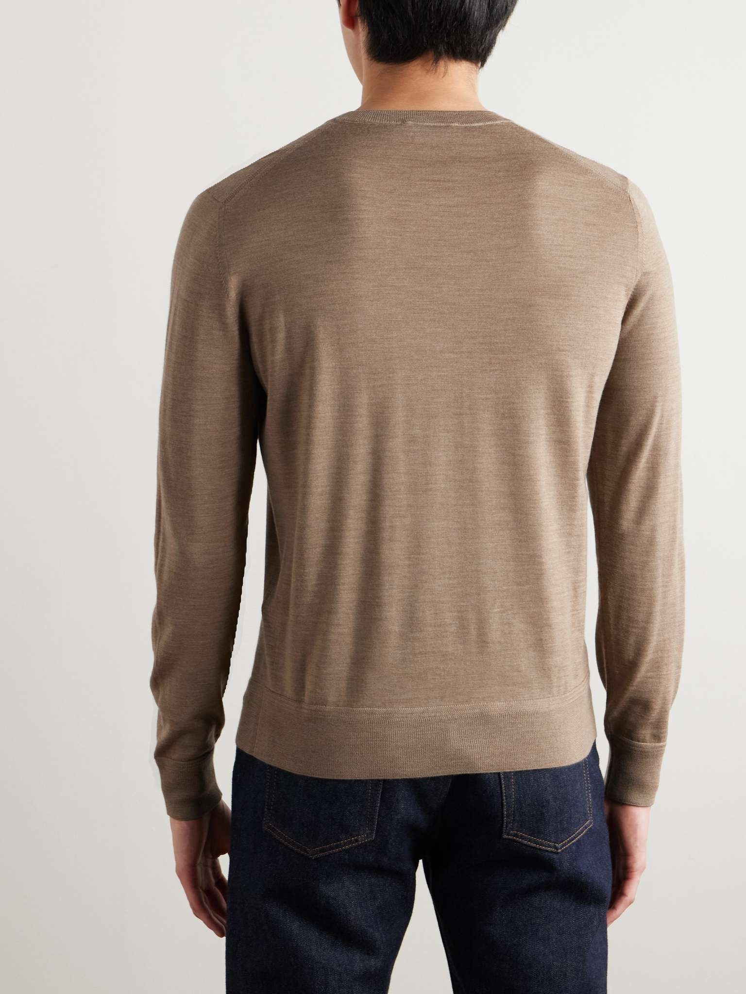 Slim-Fit Wool Sweater - 4