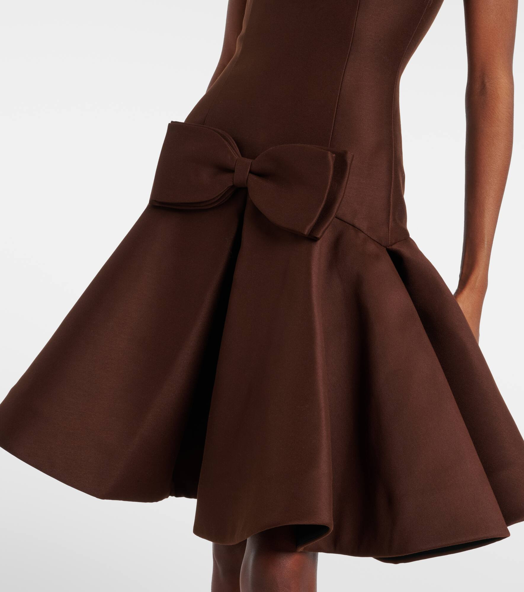 Bow-detail midi dress - 5