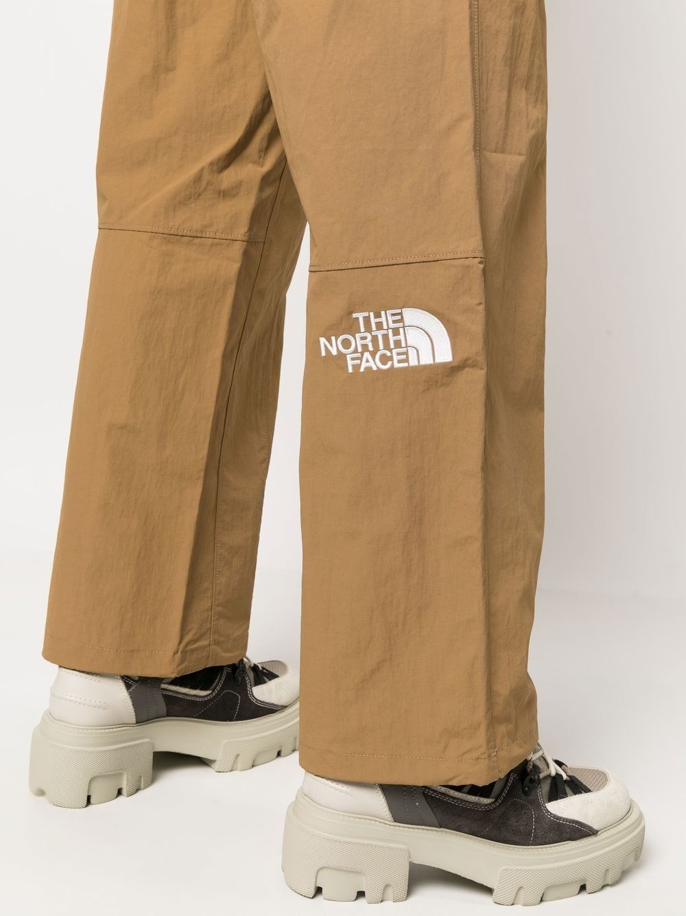 pouch-pocket wide-leg trousers - 5