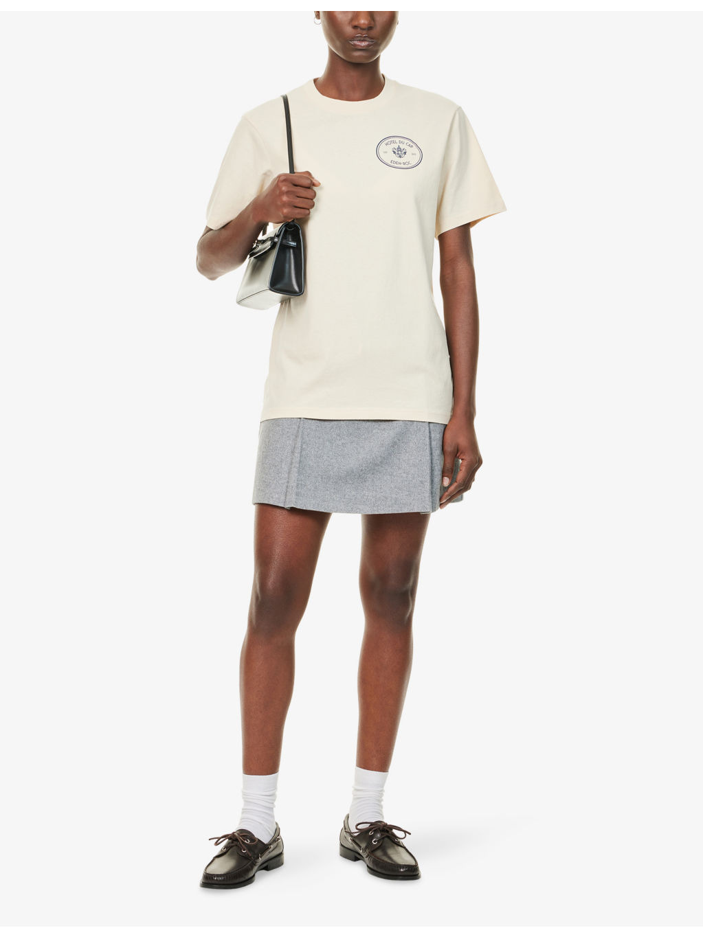 Eden Kennedy Crest Logo-Print Cotton T-Shirt - 2