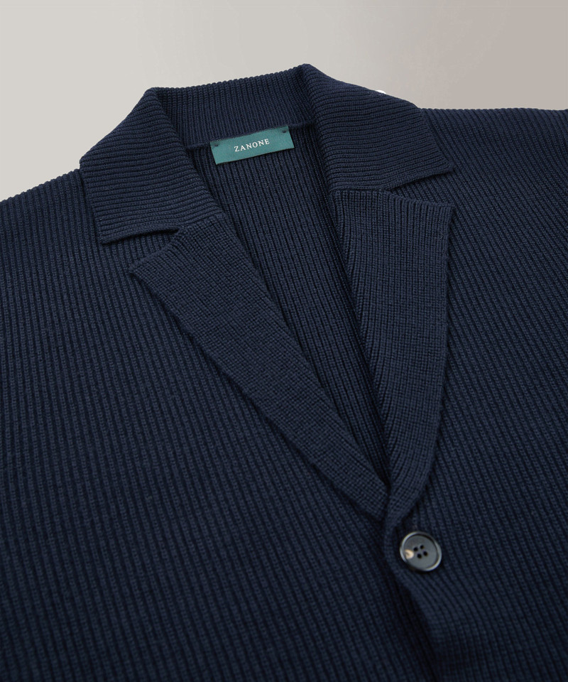 Slim-fit Merino Wool Jacket 6