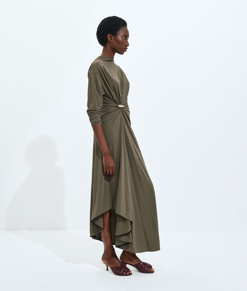 Bottega Veneta Crepe Viscose Jersey Dress outlook