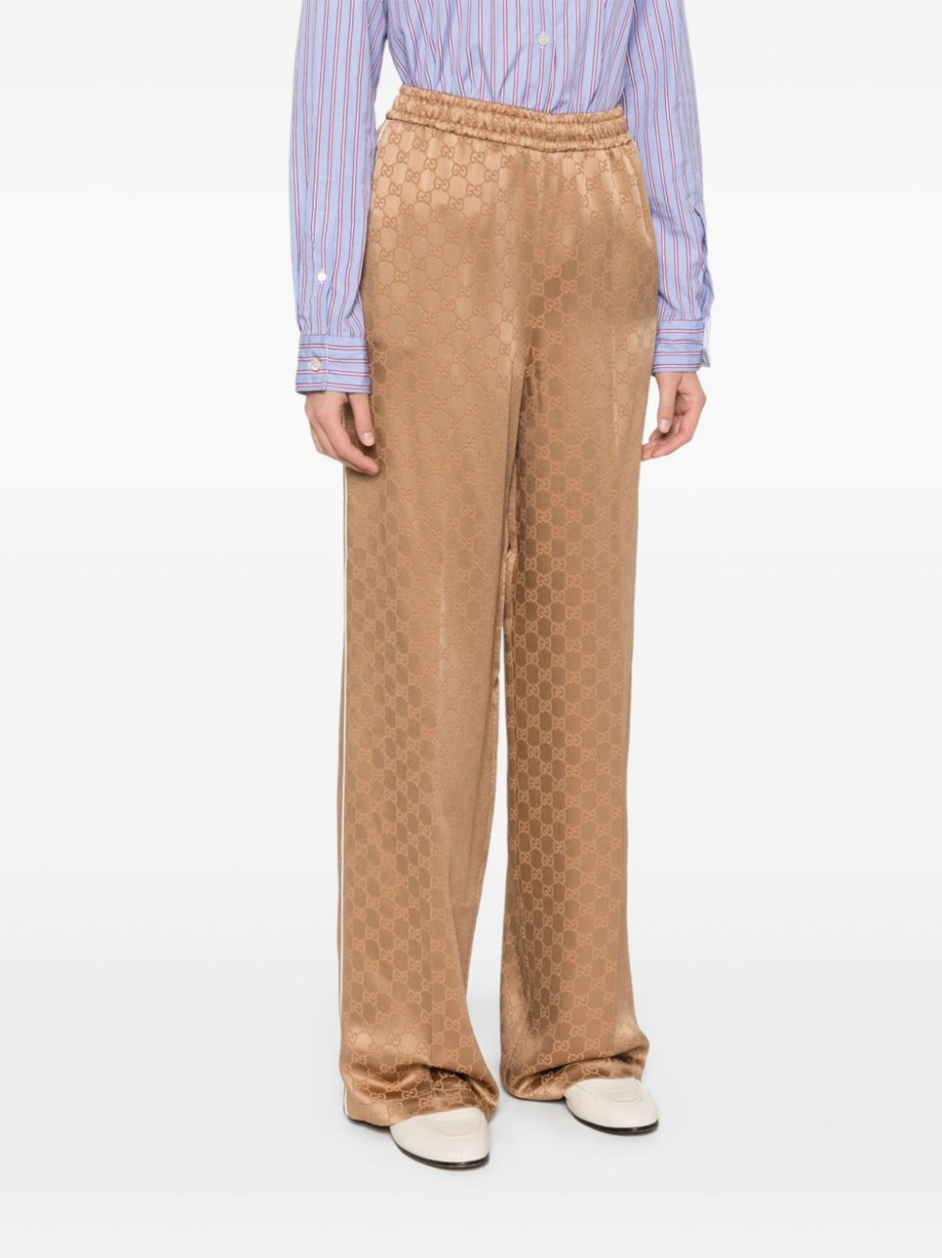 GG jacquard trousers - 3