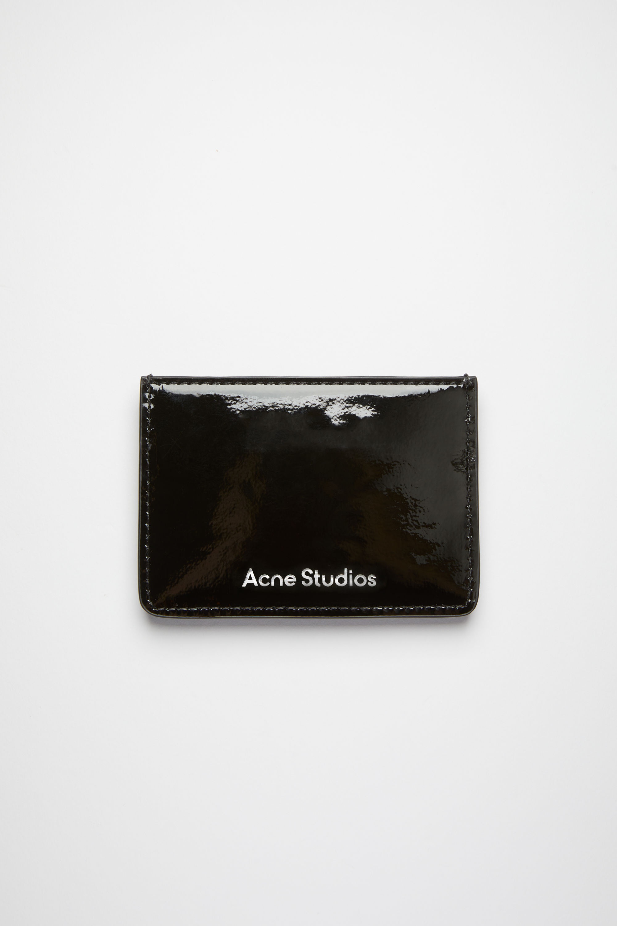 Face logo card holder - Black/black - 4