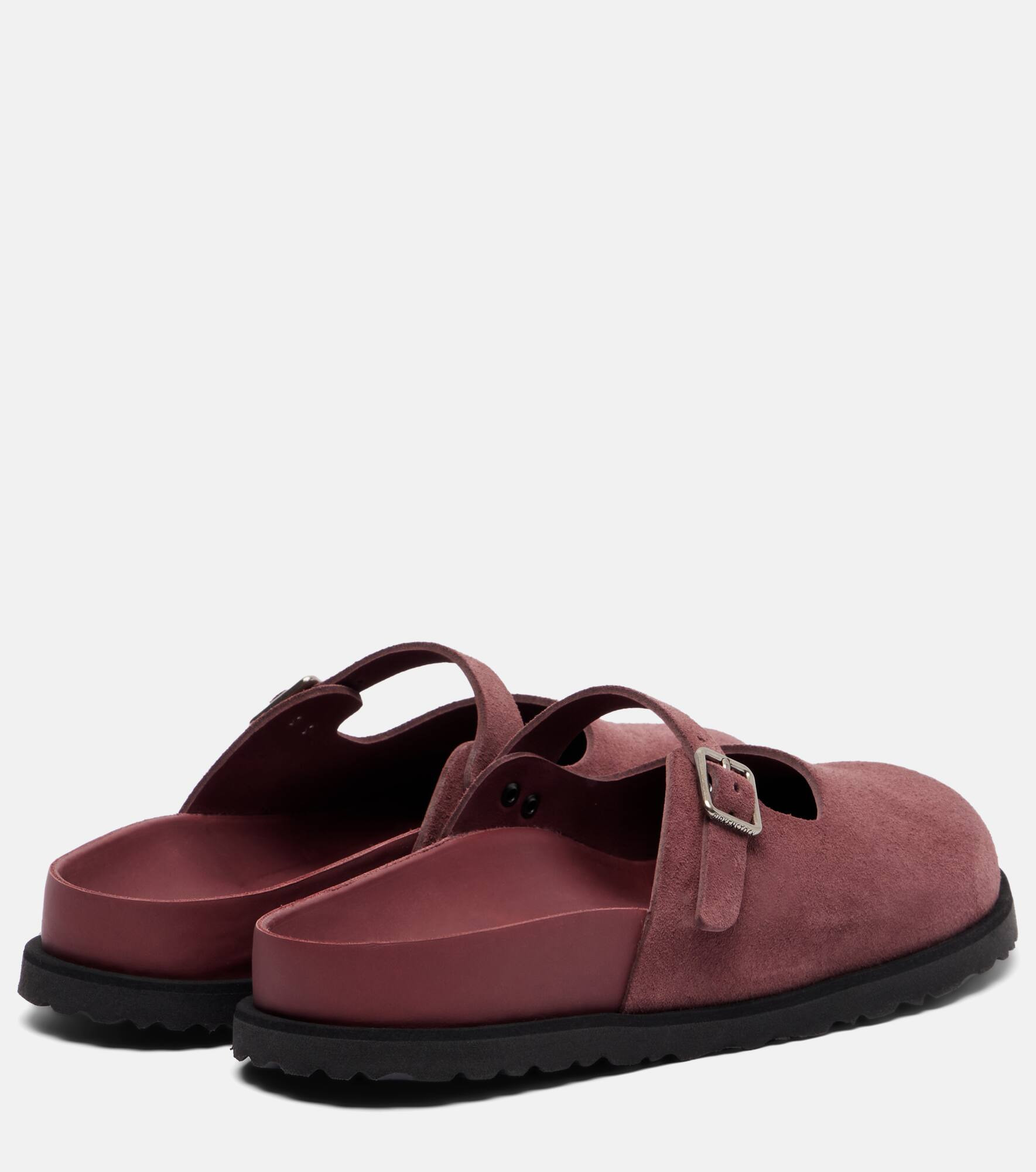Maria suede clogs - 2