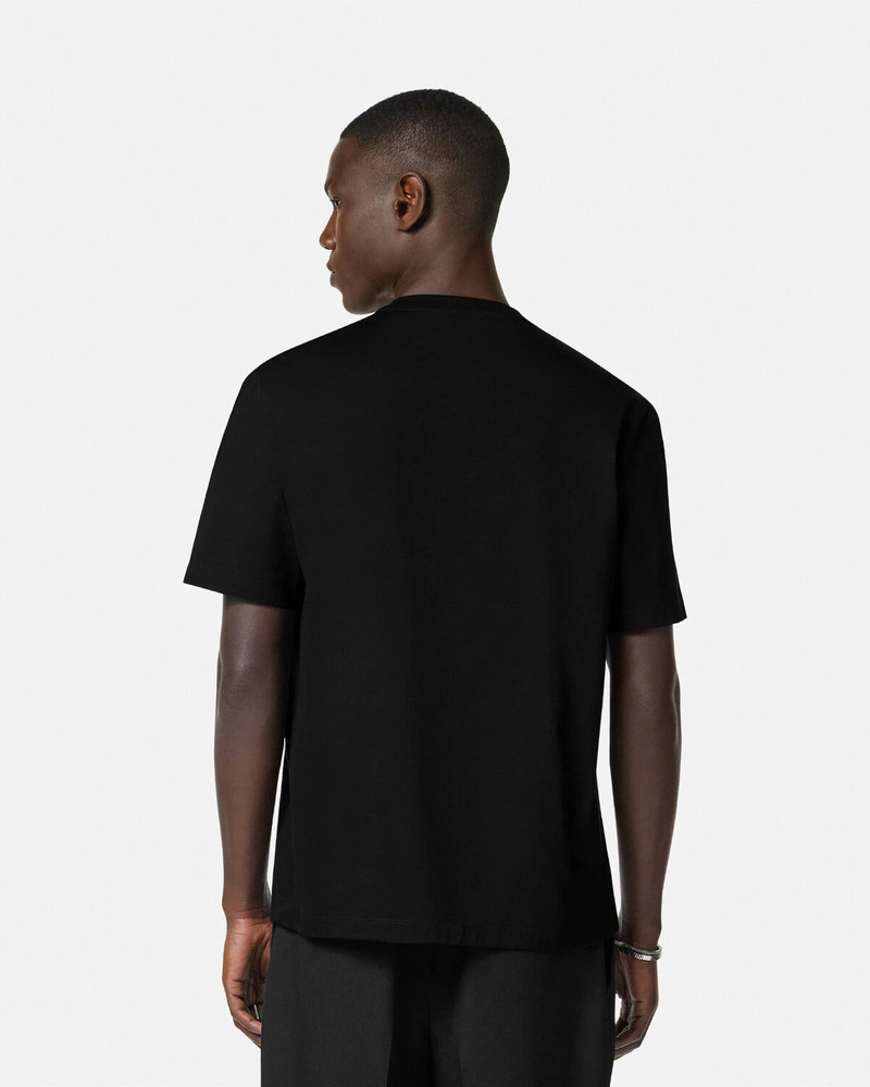 Embroidered Medusa Sliced T-Shirt 5