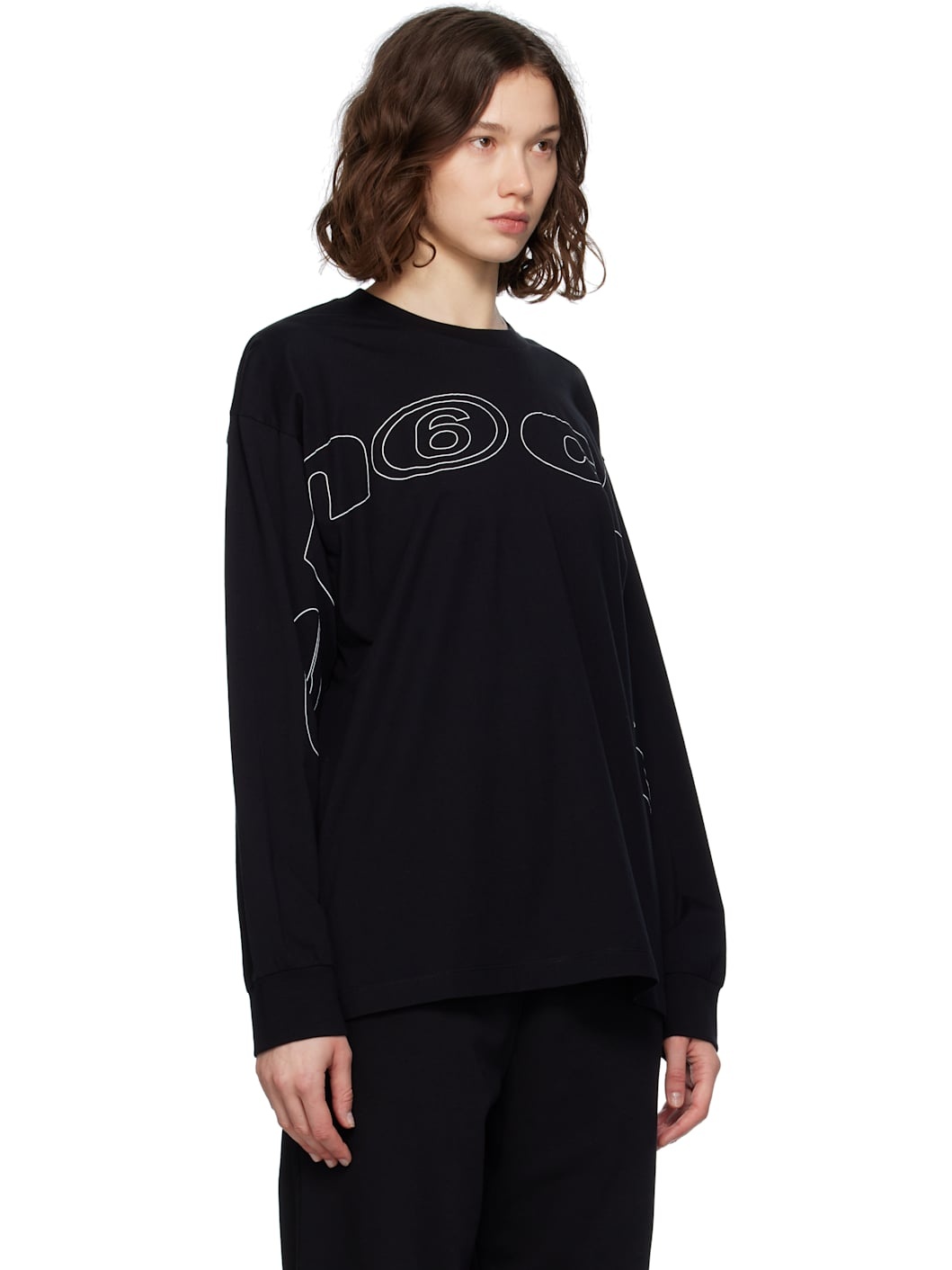 Black Long Sleeve T-shirt - 2