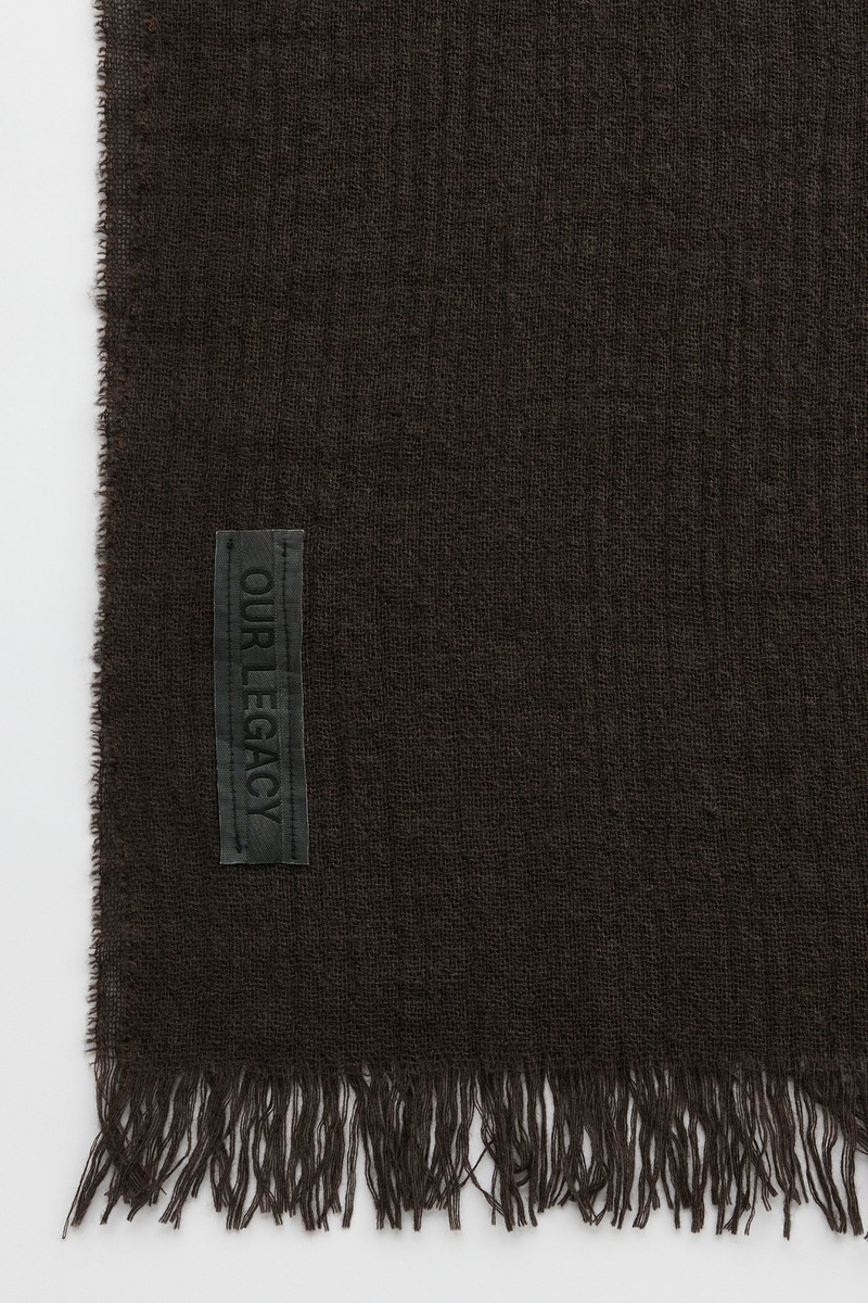 Our Legacy Cottage Scarf Oak Grey Wool outlook