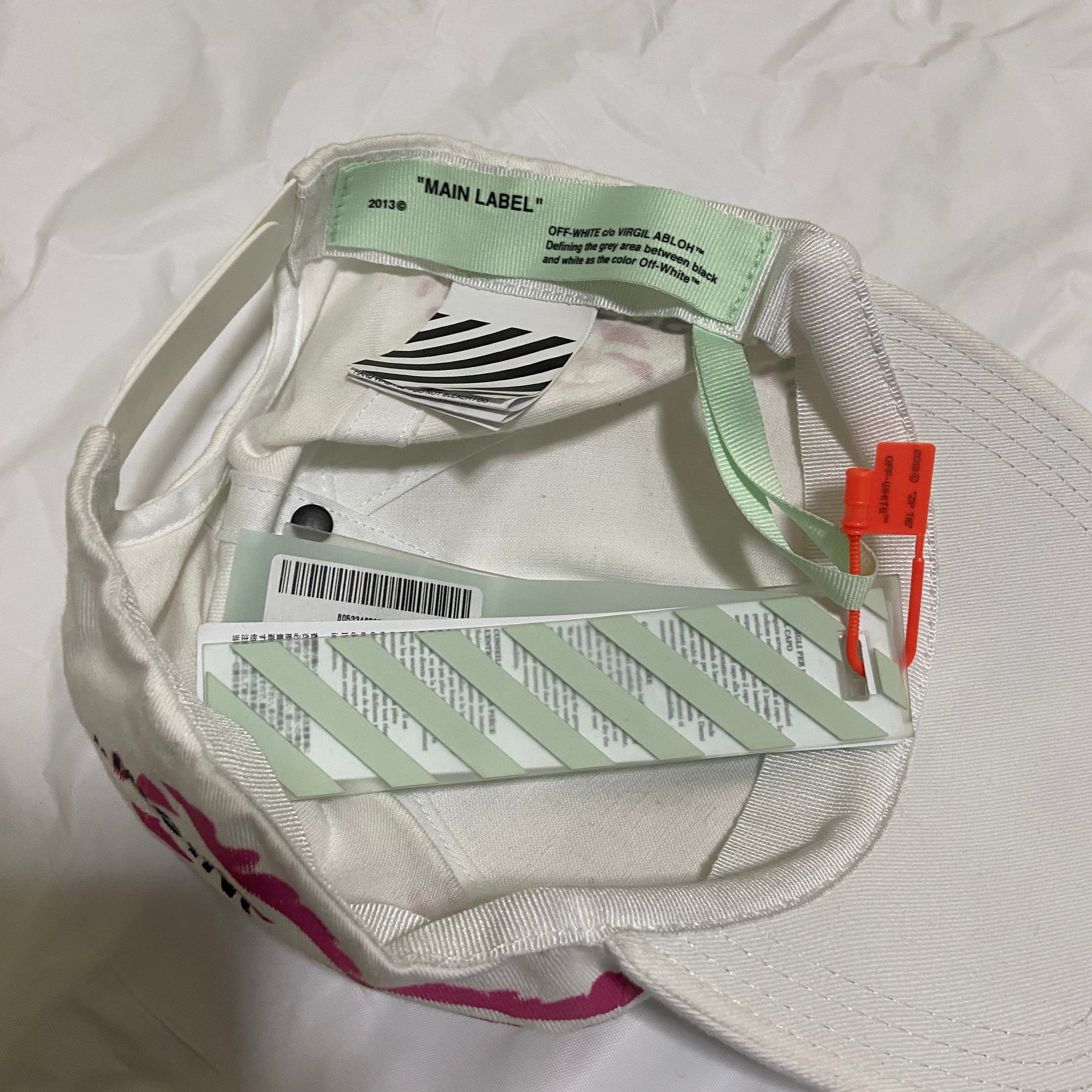 Off-White “Impressionism” stripe hat - 6