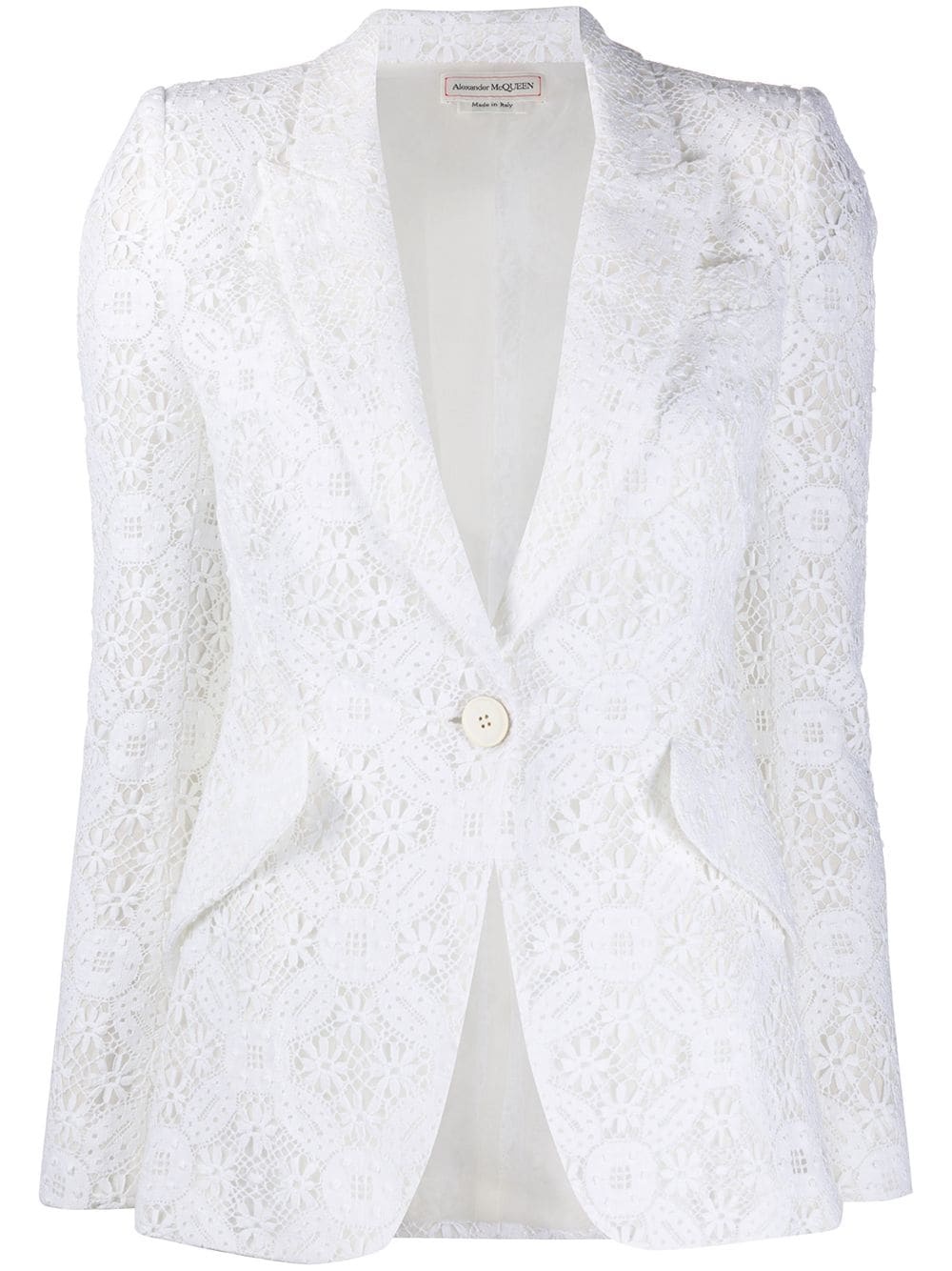 broderie anglaise blazer - 1