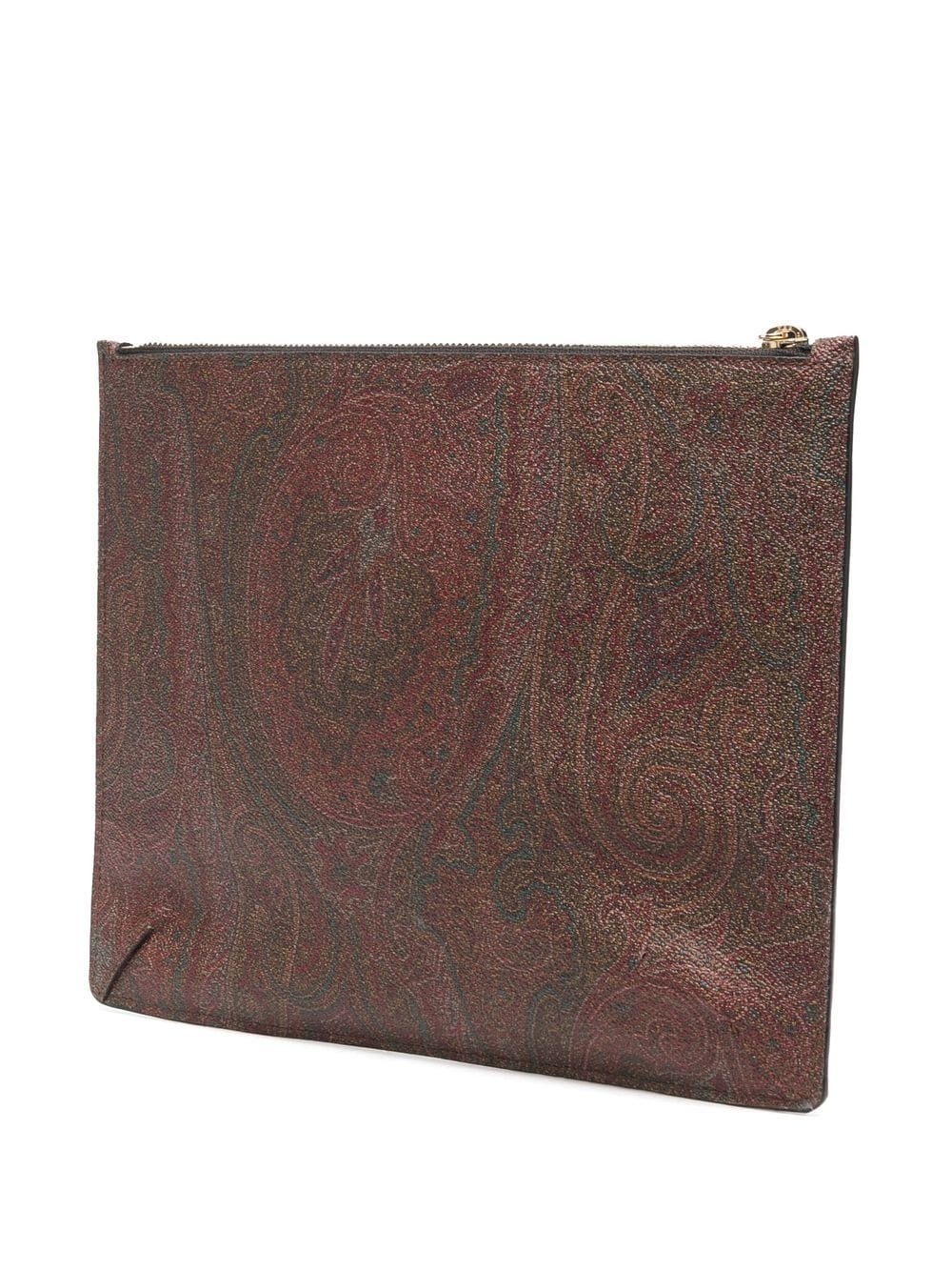 paisley-print clutch bag - 3