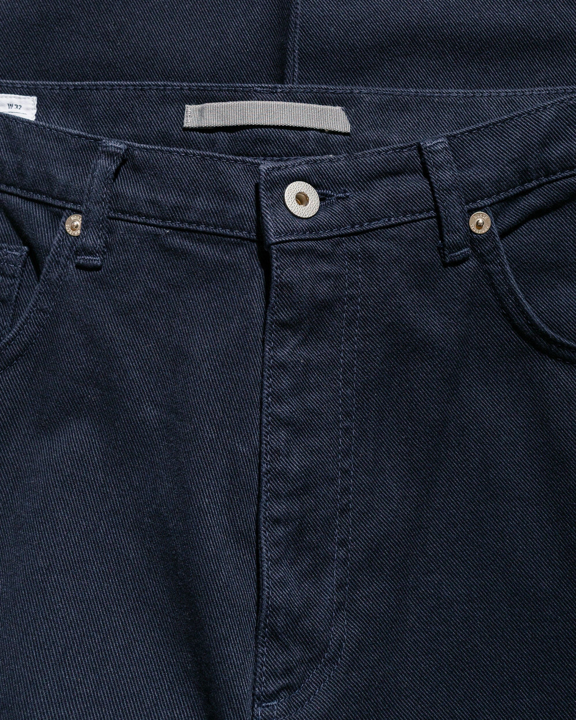 Mogens Relaxed 5 Pocket Heavy Twill Dark Navy - 5