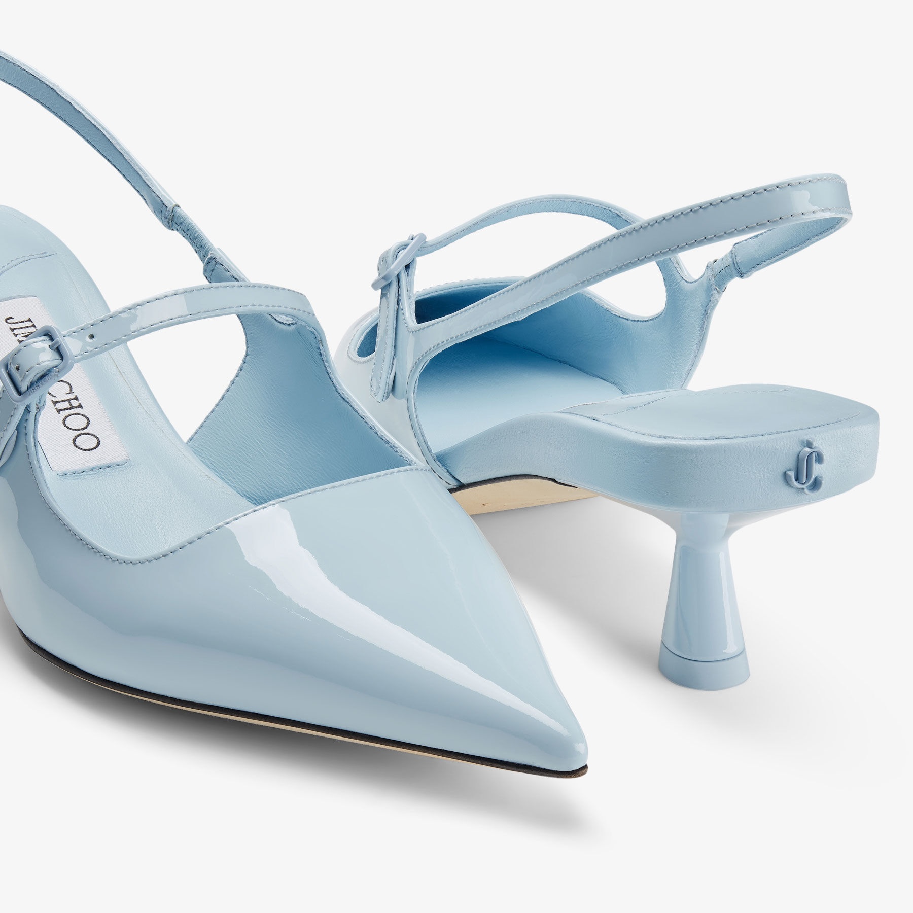 Didi 45
Ice Blue Patent Leather Pointed Pumps - 3