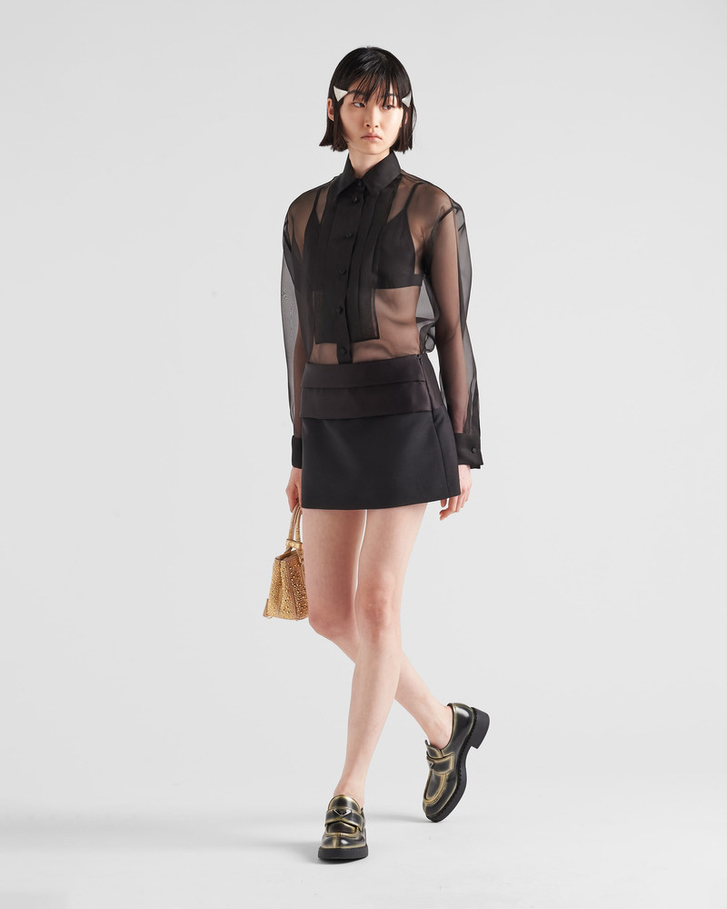 Prada Organza shirt outlook