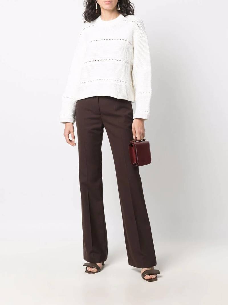 Proenza Schouler cropped open-knit jumper outlook