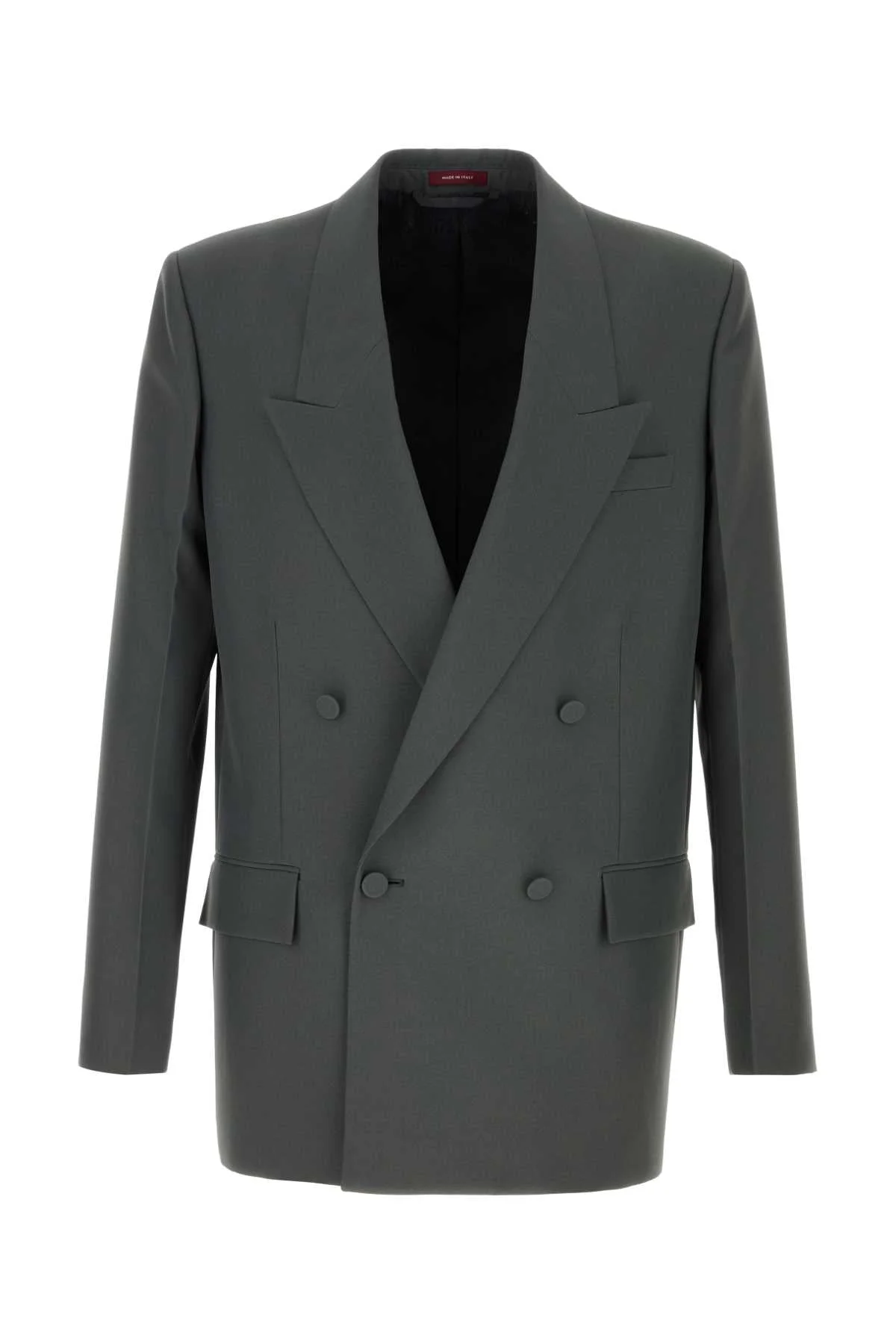Gucci Men Graphite Panama Blazer - 1
