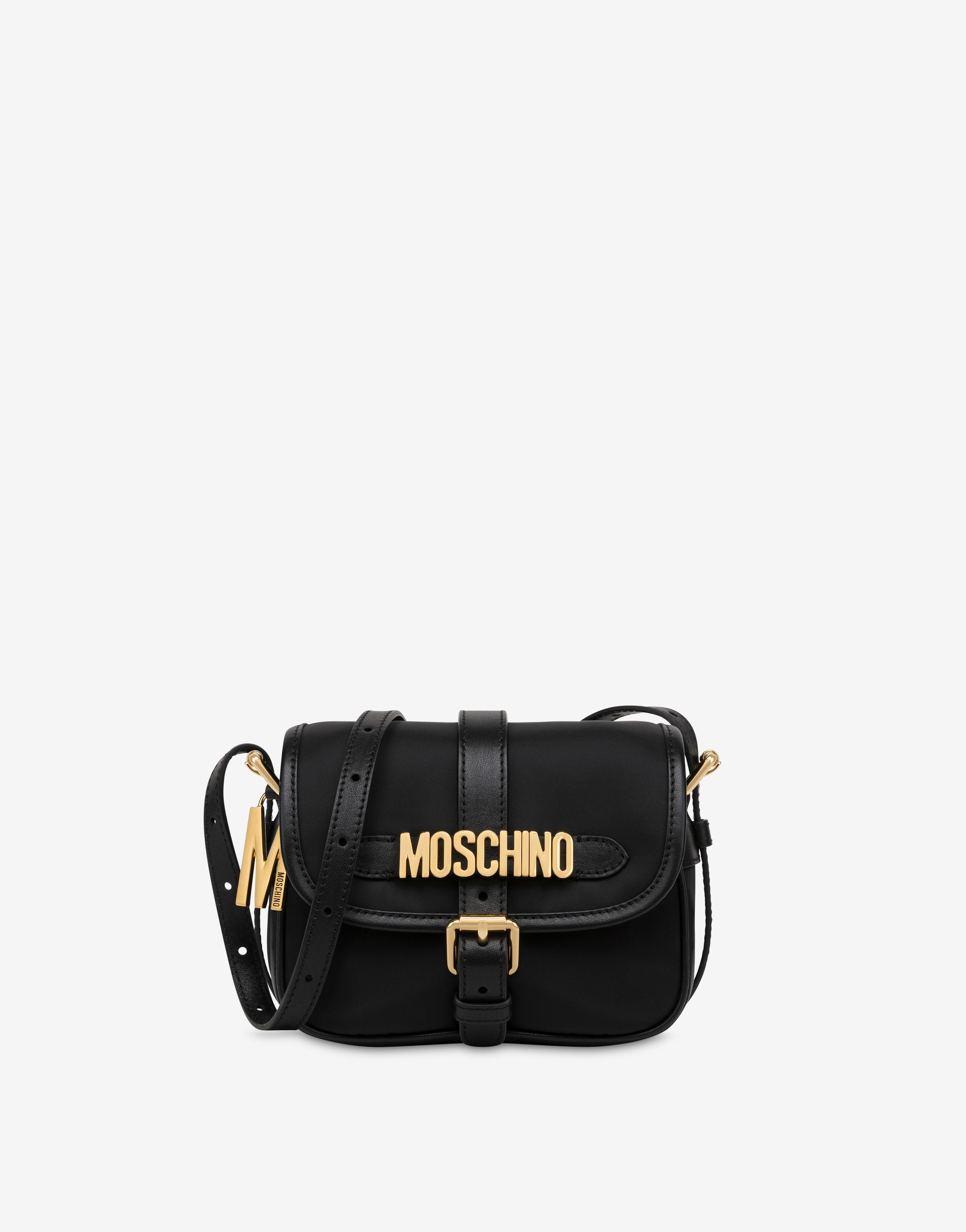 LETTERING LOGO NYLON CROSSBODY BAG - 1