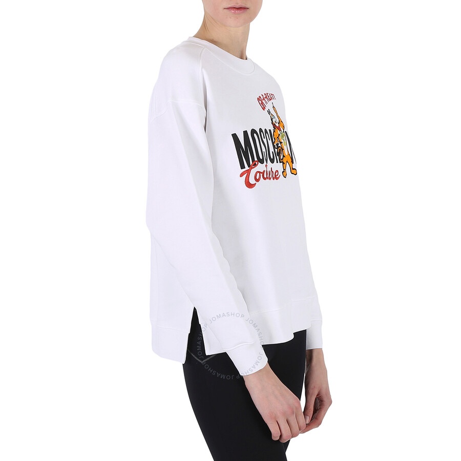 Moschino White X Kelloggs Tony The Tiger Graphic Sweatshirt - 5