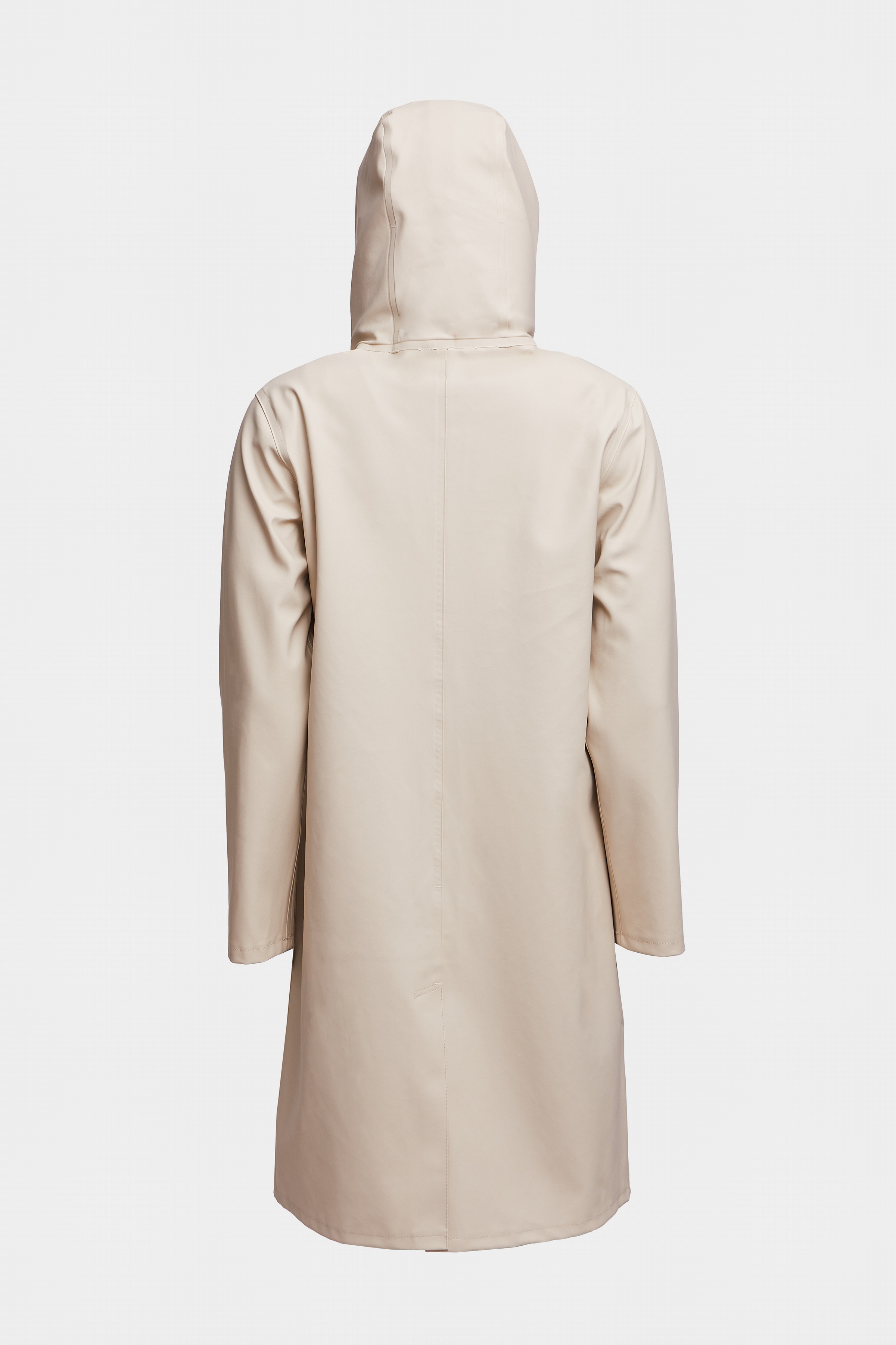Stockholm Long Raincoat Oyster - 6