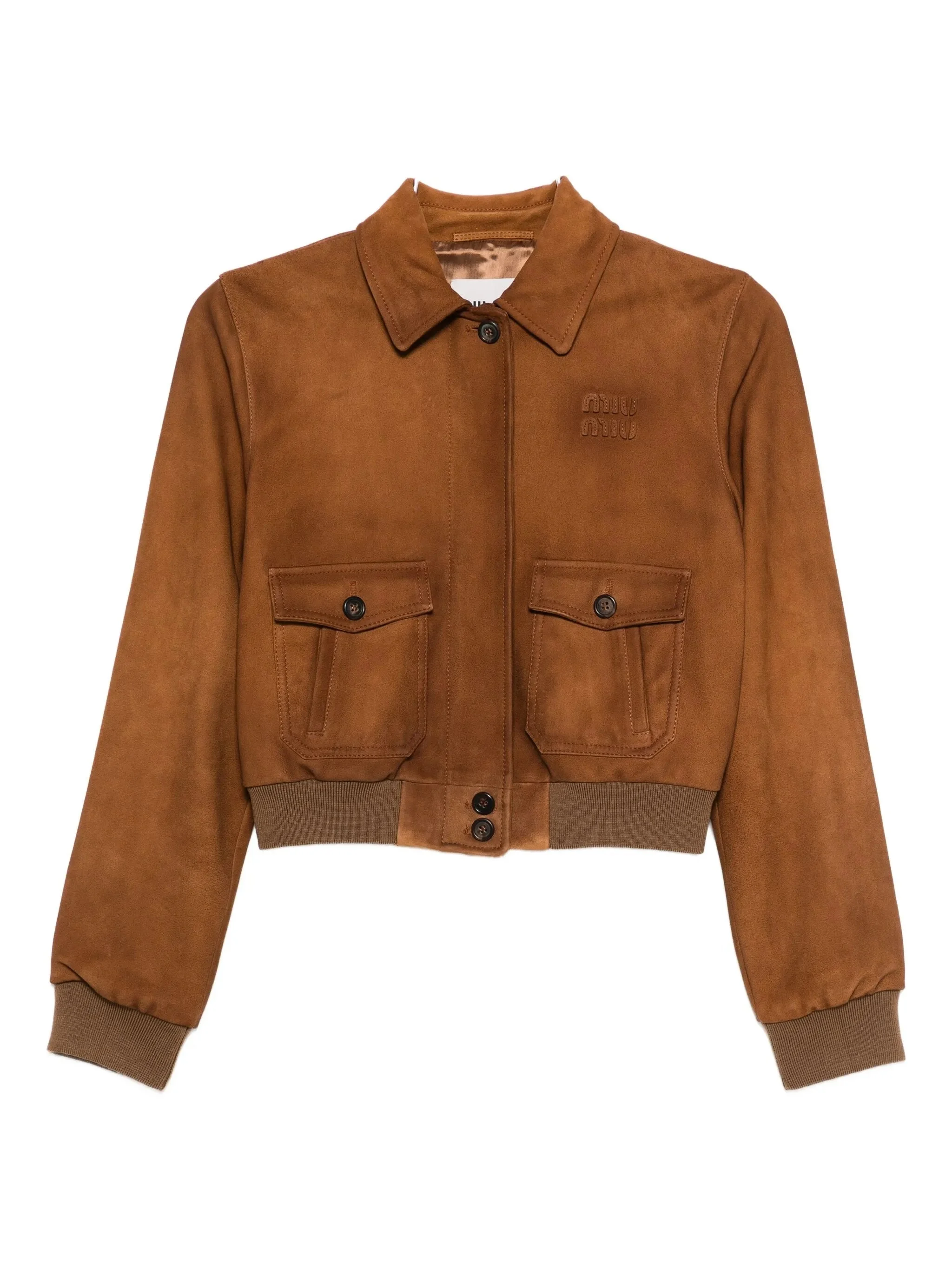 Miu Miu Patch Pocket Copped Jacket - 1