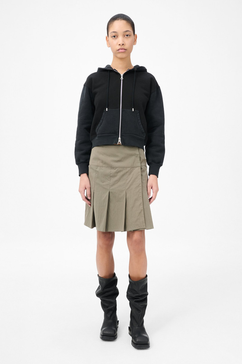 Our Legacy Mischief Hood Pigment Black Hefty Fleece outlook