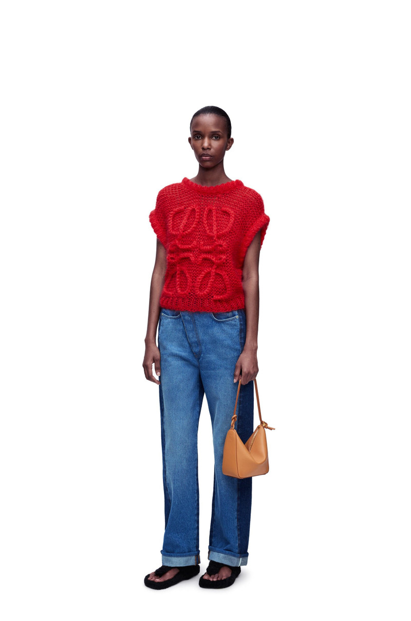 Loewe Anagram vest in mohair outlook