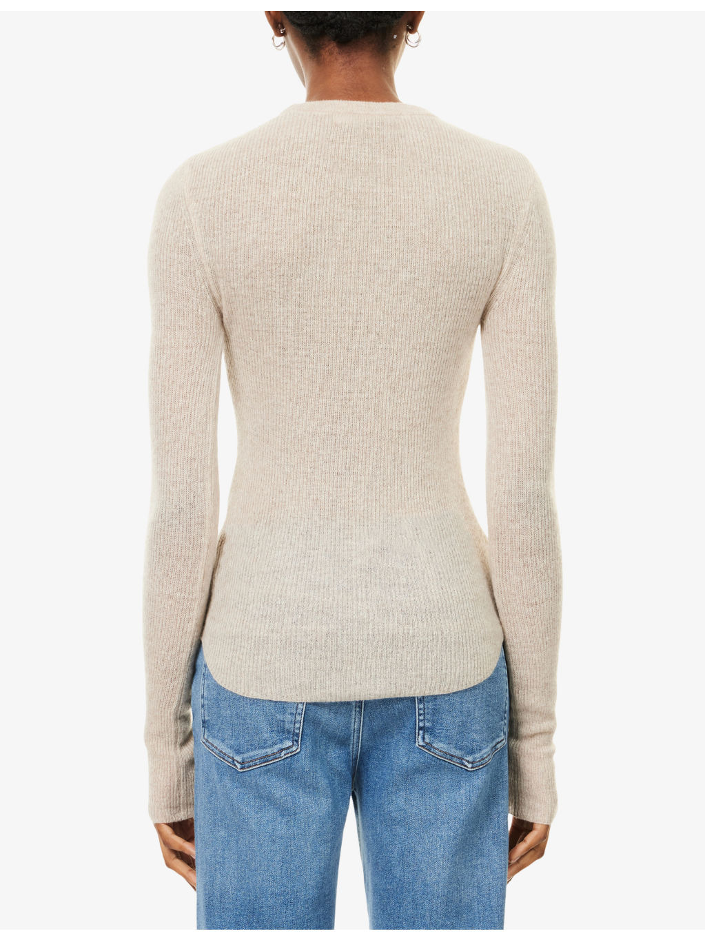 Alessia Crew-Neck Wool and Cashmere-Blend Jumper - 4
