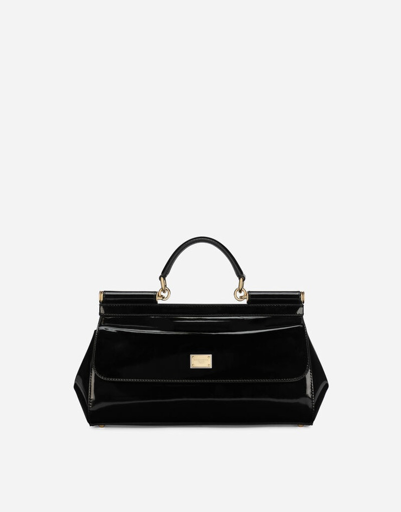 Medium Sicily bag in polished calfskin 1