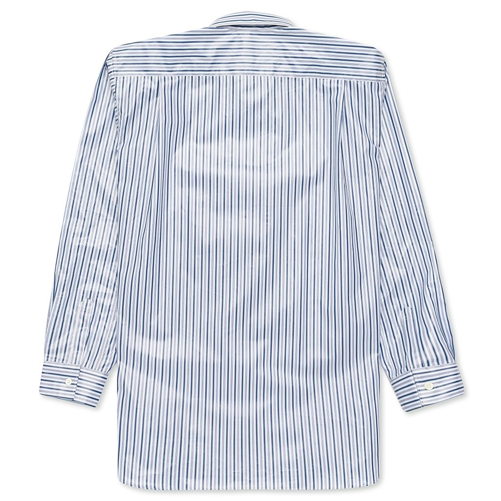 COMME DES GARCONS SHIRT COATED SHIRT - STRIPE - 2