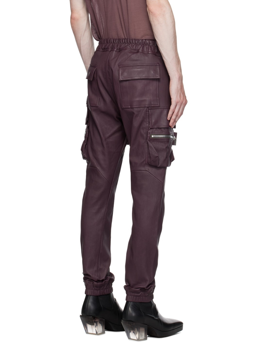 Purple Mastodon Leather Pants - 3