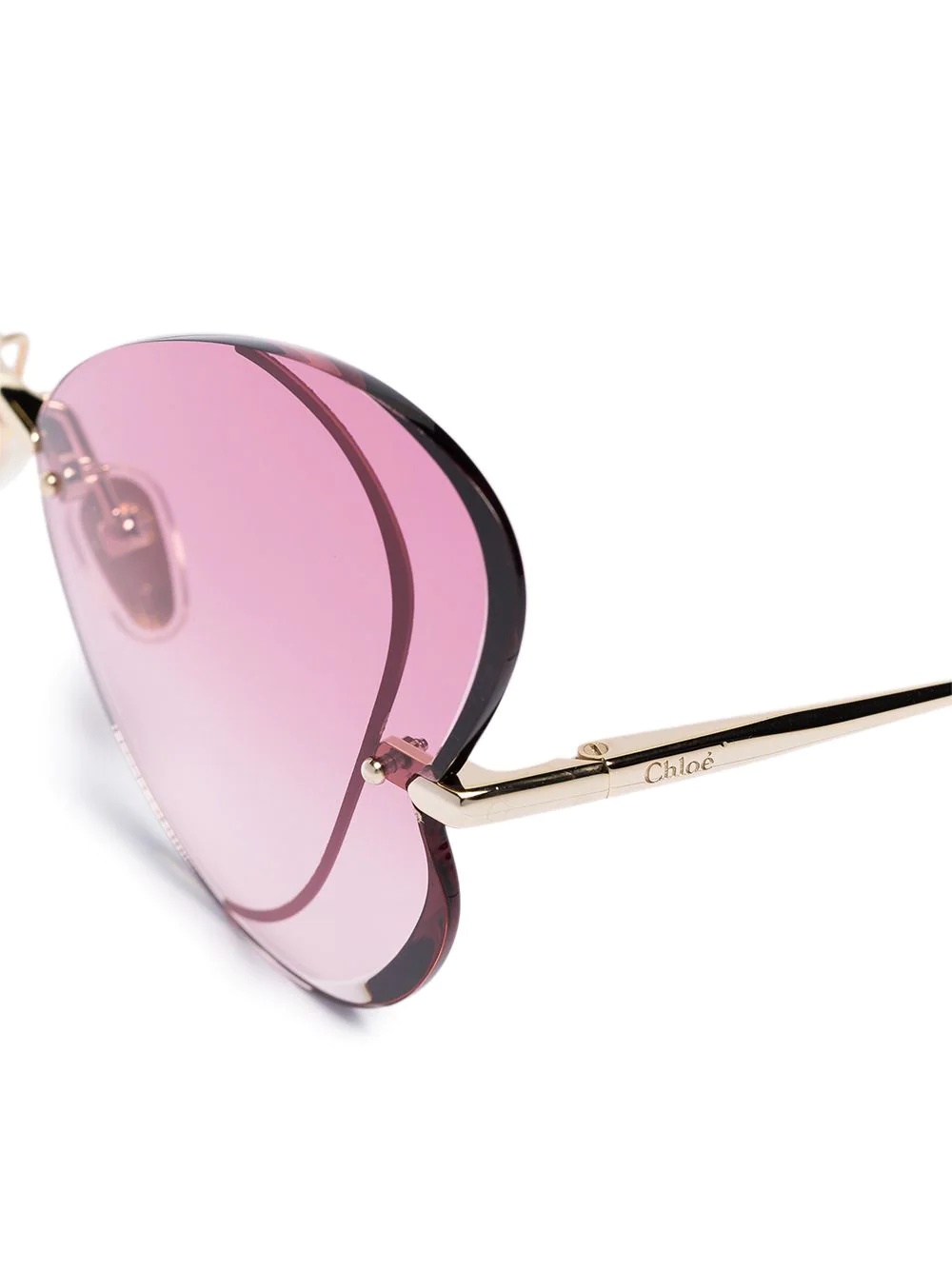 Tayla butterfly-frame sunglasses - 4