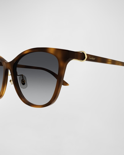 Cartier Logo Acetate Round Sunglasses outlook