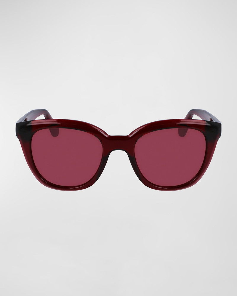 Logo Plastic Cat-Eye Sunglasses 3