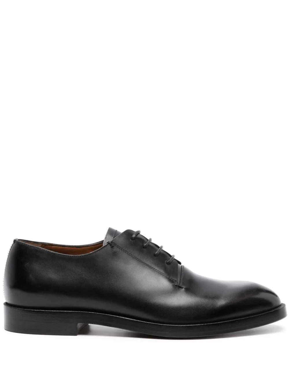 almond-toe leather Derby shoes - 1