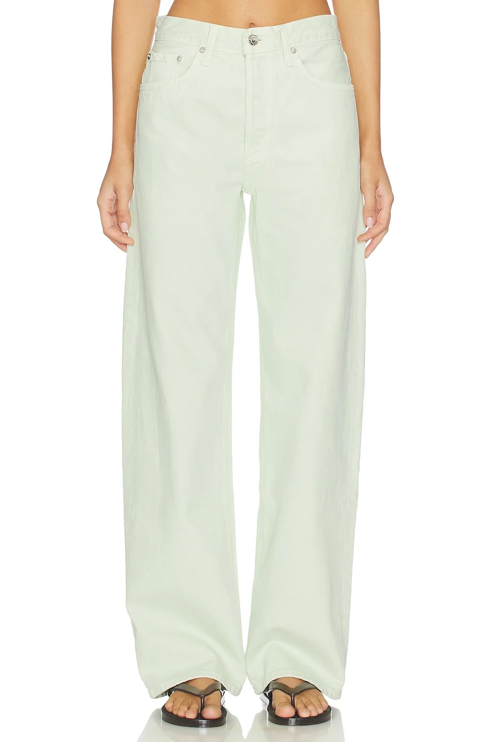 Arc Loose Wide Crop Jeans - 1